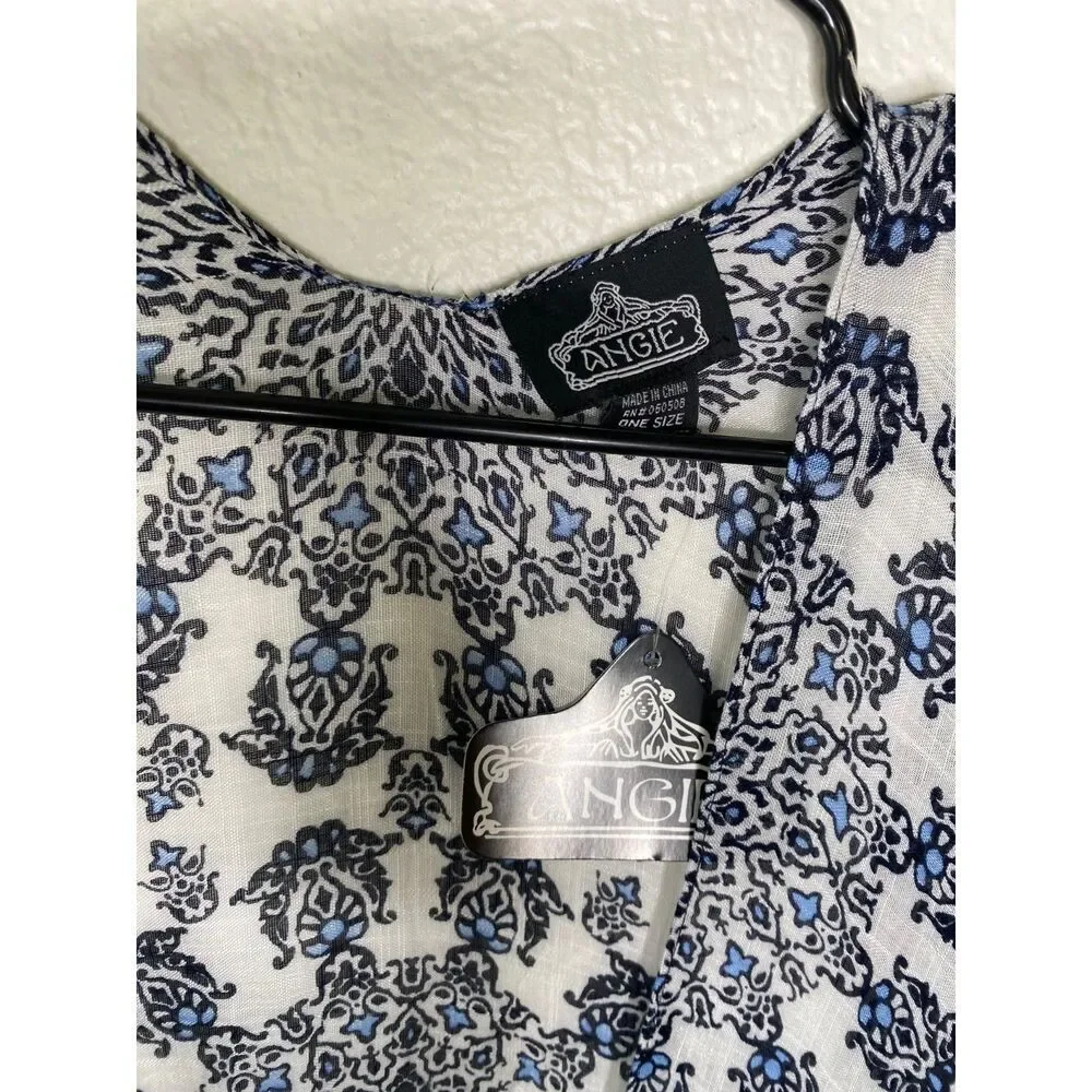 NWT Angie mixed boho print kimino longline lightweight cardigan open front